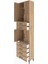 Arges Dolap 4 Raflı 6 Çekmeceli 4 Kapaklı 60X30X243 Çam-Çam 4