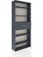 Arges Dolap 5 Raflı Tek Çekmeceli 88X30X221 Antrasit-Antrasit 2