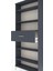 Arges Dolap 5 Raflı Tek Çekmeceli 88X30X221 Antrasit-Antrasit 5