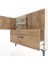 Arges Şifonyer 2 Raflı Tek Çekmeceli 2 Kapaklı 88X30X80 Aytaşı-Çam 5