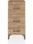Arges Komodin 3 Çekmeceli 44X30X96 Çam-Çam 1