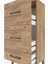 Arges Komodin 3 Çekmeceli 44X30X96 Çam-Çam 5