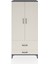 Hyperion Dolap 4 Raflı 2 Çekmeceli 2 Kapaklı 88X44X195 Antrasit-Aytaşı 1