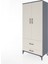 Hyperion Dolap 4 Raflı 2 Çekmeceli 2 Kapaklı 88X44X195 Antrasit-Aytaşı 3
