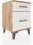 Hyperion Komodin 2 Çekmeceli 44X44X64 Çam-Aytaşı 2