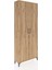 Arges Dolap 4 Raflı 2 Kapaklı 88X30X221 Çam-Çam 2