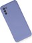 Samsung Galaxy A03S Kılıf Nano Içi Kadife Silikon - Lila - MKR026200-5486 2