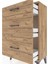 Arges Komodin 3 Çekmeceli 60X30X96 Çam-Çam 5
