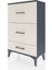 Arges Komodin 3 Çekmeceli 60X30X96 Antrasit-Aytaşı 3