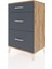 Hyperion Komodin 3 Çekmeceli 60X44X96 Çam-Antrasit 3