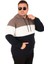 Büyük Beden Kapüşonlu 3ip Sweat Mg 25725 Vizon 1