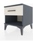 Hyperion Komodin Tek Çekmeceli 44X44X48 Antrasit-Aytaşı 3