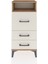 Arges Komodin Tek Raflı 3 Çekmeceli 44X30X96 Çam-Aytaşı 1