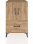 Hyperion Komodin 2 Raflı Tek Çekmeceli 2 Kapaklı 60X44X96 Çam-Çam 1