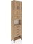 Arges Dolap 3 Raflı 5 Çekmeceli 2 Kapaklı 60X30X243 Çam-Çam 2