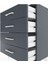 Arges Komodin 4 Çekmeceli 60X30X80 Antrasit-Antrasit 5