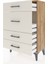 Arges Komodin 4 Çekmeceli 60X30X96 Çam-Aytaşı 4
