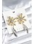 Çiçek Model Gold Gümüş Renk Kadın Küpe - EBJ251010W38124 1