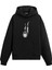Pipo ve Yüzen Ada Tasarım Baskılı Sanatsal Unisex Kapüşonlu Hoodie 1