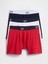 Erkek Kırmızı 3'lü Brief Boxer Seti 1