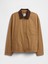 Erkek Açık Kahverengi Relaxed Canvas Workwear Ceket 2