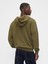 Erkek Haki Vintagesoft Arch Gap Logo Tam Fermuarlı Sweatshirt 7
