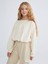 Yeni Sezon Bisiklet Yaka Basic Kız Çocuk Sweatshirt 1