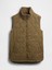 Kadın Haki Lightweight Kapitone Puffer Şişme Yelek 2