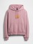 Erkek Pembe Heavyweight Oversized Logo Sweatshirt 2