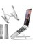 Yükseklik Ayarlı Katlanabilir Laptop Tablet Laptop Ayarlayıcı 7 Kademeli (Gümüş) 2