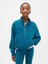 Kız Çocuk Koyu Mavi Vintagesoft Gap Logo Yarım Fermuarlı Pullover Sweatshirt 1