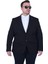 Mocgrande Erkek Büyük Beden 4 Drop Blazer Zaha Ceket 500603 Sıyah 1