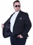 Mocgrande Erkek Büyük Beden 4 Drop Blazer Zaha Ceket 500603 Sıyah 2