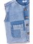La Ciel Paris Çocuk Denim Yelek – Patchwork Tasarım, Düğmeli 5