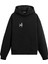 Balık Tutan Adam Tasarım Baskılı Minimal Unisex Kapüşonlu Hoodie 1
