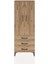 Arges Dolap 4 Raflı 3 Çekmeceli 2 Kapaklı 60X30X163 Çam-Çam 1