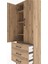 Arges Dolap 4 Raflı 3 Çekmeceli 2 Kapaklı 60X30X163 Çam-Çam 5
