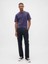 Erkek Mor Relaxed Straight Utility Pantolon 1