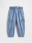 Kız Bebek Mavi Paperbag Horseshoe Jean Pantolon 1