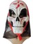 Halloween Maske Iskelet Tüllü Kırmızı Beyaz 2
