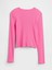 Kız Çocuk Pembe Fitilli Pointelle T-Shirt 2