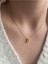Harfli Kolye Gold Zincir 3