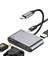 CF02 Uyumlu Type-C™ To 4K Ultra Hd 1080P Hdmı/vga/pd Şarj/usb 3.0 4ın1 Çevirici Hub 1