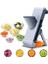 Home Profesyonel Basmalı Rende Doğrayıcı – 3 Bıçaklı Paslanmaz Çelik Kesme, Mandolin Doğrama ve Rendeleme Aleti – Sebze, Meyve, Peynir, Salata ve Pratik Mutfak Kullanımı Için Ergonomik Tasarım 1