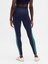 Kadın Lacivert Gapfit High Rise Power Full Length Stripe Tayt 4