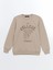 Yeni Sezon Bisiklet Yaka Uzun Kollu Baskılı Erkek Çocuk Sweatshirt 1
