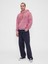 Erkek Açık Pembe Vintagesoft Arch Gap Logo Sweatshirt 8