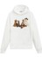 Kovboy Şapkalı Köpekler Tasarım Baskılı Eğlenceli Unisex Kapüşonlu Hoodie 1