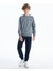 Yeni Sezon Bisiklet Yaka Baskılı Erkek Çocuk Sweatshirt 2
