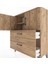 Arges Şifonyer 2 Raflı 2 Çekmeceli 2 Kapaklı 88X30X106 Çam-Çam 5